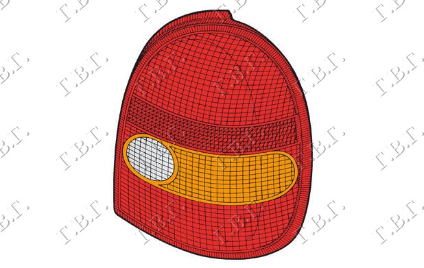 STOP LAMPA 3 VRATA (TYC) - DESNO