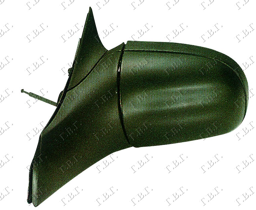 RETROVIZOR MEHANICKI SA RUCICOM (RAVNO STAKLO) - LEVO