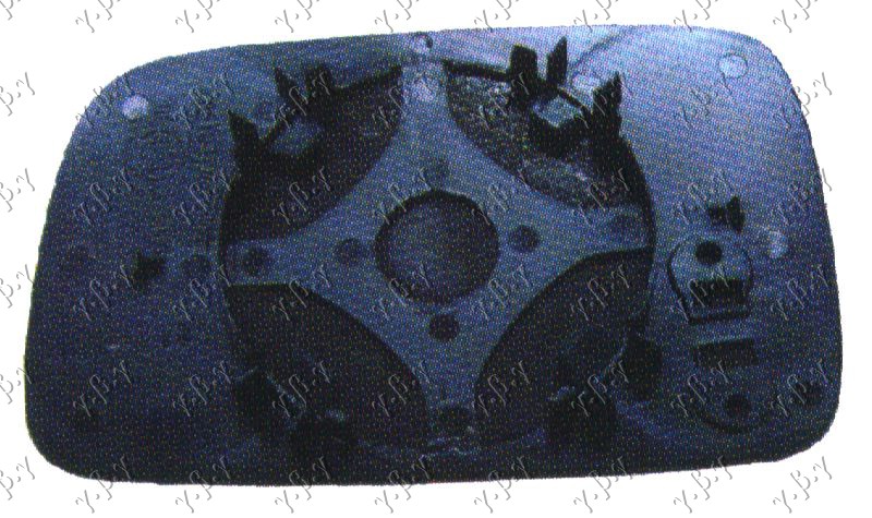 STAKLO RETROVIZORA (KONVEKSNO) - DESNO