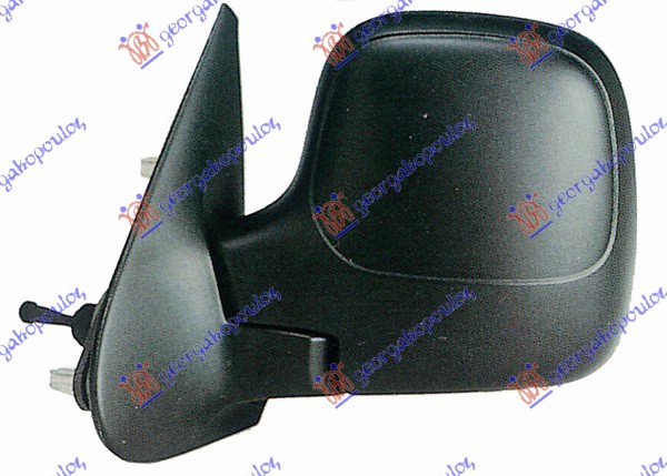 RETROVIZOR MEHANICKI SA SAJLOM (A KVALITET) (KONVEKSNO STAKLO) - LEVO