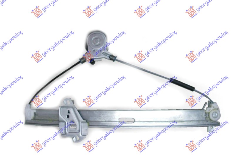 PODIZAC PREDNJEG PROZORA ELEKTRICNI (BEZ MOTORA) - DESNO