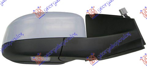 RETROVIZOR ELEKTRICNI SA GREJACEM PM (ELEKTRO-SKLOPIV) (SVETLO) (KONVEKSNO STAKL - DESNO