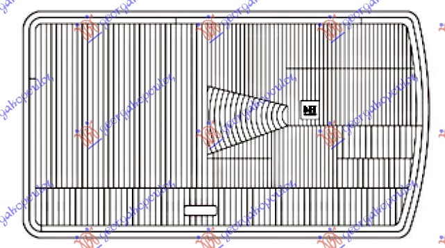 STAKLO FARA (CETVRTASTO SOCIVO) - LEVO