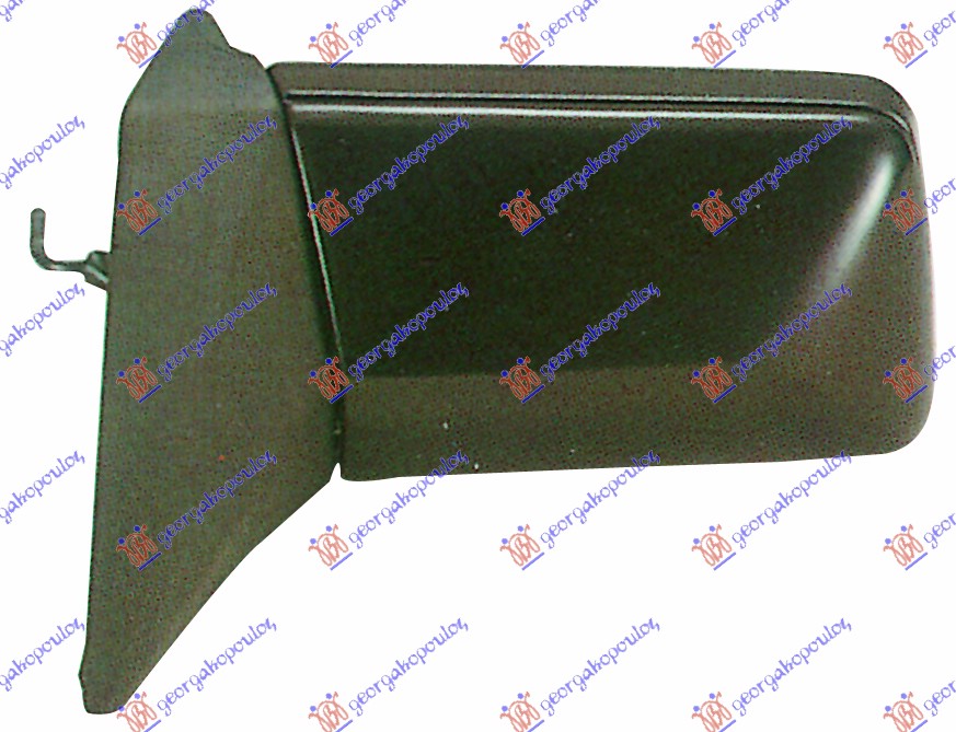 RETROVIZOR MEHANICKI SA RUCICOM (A KVALITET) (RAVNO STAKLO) - LEVO