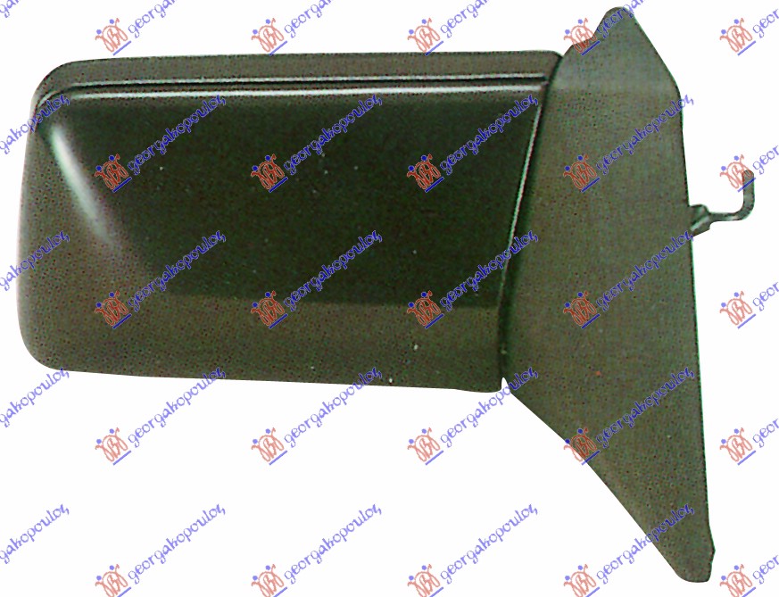 RETROVIZOR MEHANICKI SA RUCICOM (A KVALITET) (KONVEKSNO STAKLO) - DESNO