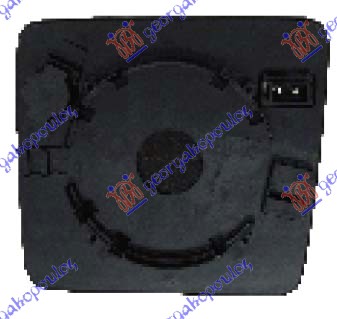 STAKLO RETROVIZORA SA GREJACEM PLAVO (KONVEKSNO) - DESNO