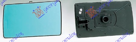 STAKLO RETROVIZORA PLAVO (RAVNO) - LEVO