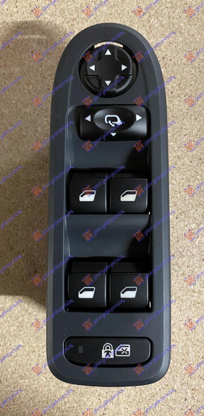 PREKIDAC U PREDNJIM VRATIMA (ELEKTRO-SKLOPIV RETROVIZOR) (SA OKVIROM) (32 PIN) - LEVO