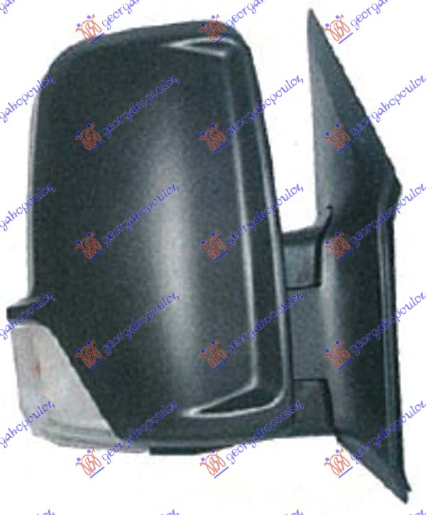 RETROVIZOR ELEKTRICNI (MIGAVAC) -09 (A KVALITET) (KONVEKSNO STAKLO) - DESNO