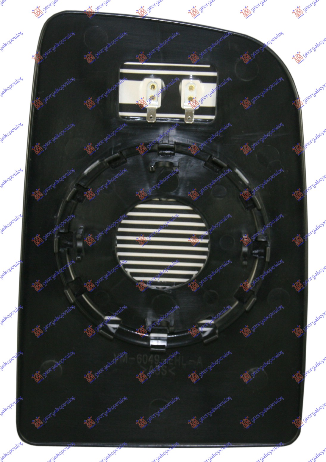 STAKLO RETROVIZORA SA GREJACEM (GORNJI DEO) (OKRUGLO KACENJE) (KONVEKSNO) - LEVO