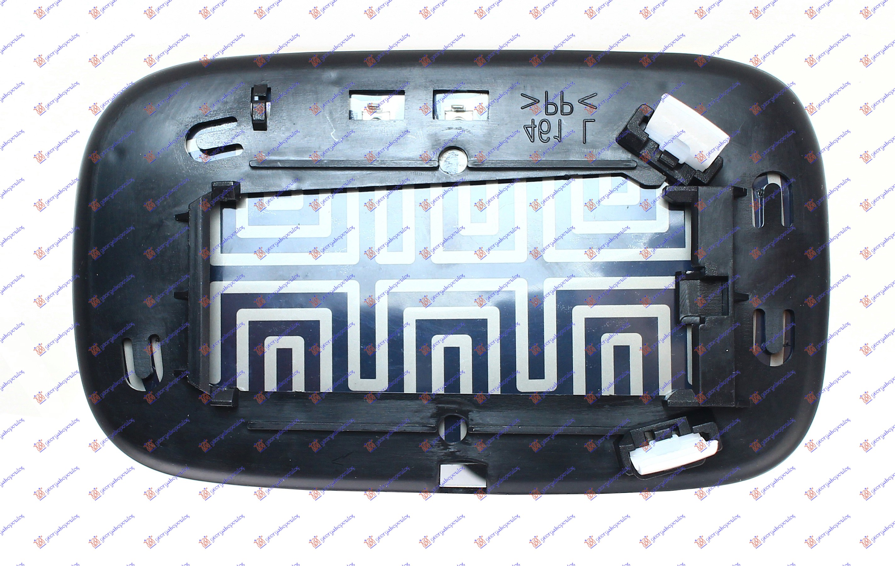 STAKLO RETROVIZORA SA GREJACEM (KONVEKSNO) - DESNO