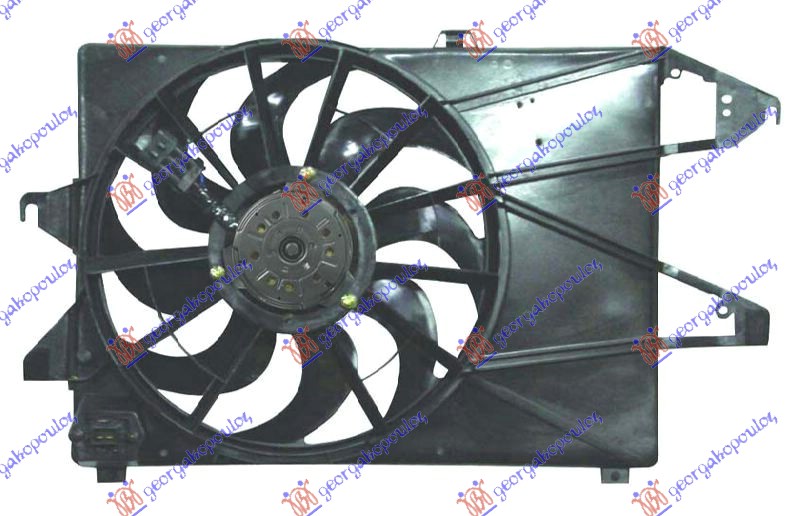 VENTILATOR KOMPLET (JEDAN) BENZIN