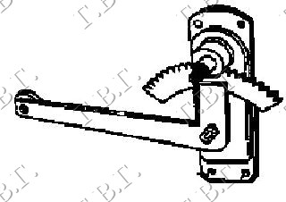 PODIZAC PREDNJEG PROZORA MEHANICKI - DESNO