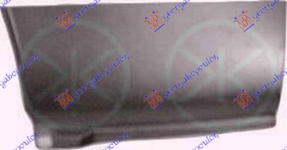 KRAJ ZADNJEG BLATOBRANA (3570mm) - LEVO