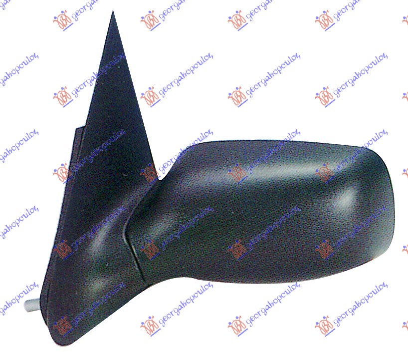 RETROVIZOR ELEKTRICNI SA GREJACEM (A KVALITET) (KONVEKSNO STAKLO) - LEVO