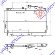 HLADNJAK MOTORA 1.5 DIZEL CRDi (+/-AC) (360x624) (NRF)