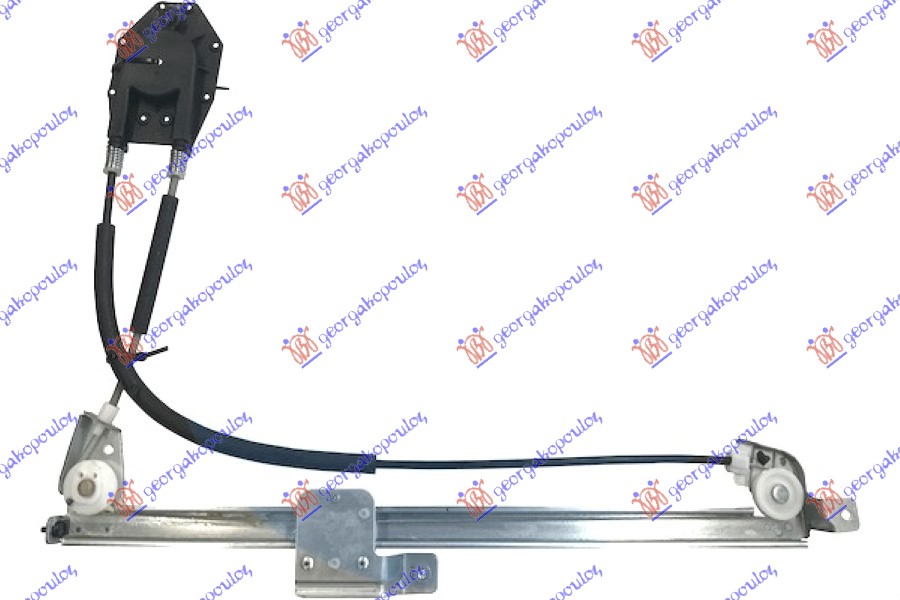 PODIZAC ZADNJEG PROZORA ELEKTRICNI (BEZ MOTORA) 1999- - LEVO