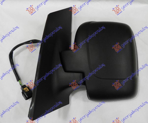 RETROVIZOR ELEKTRICNI SA GREJACEM (DUPLO STAKLO) (ELEKTRO-SKLOPIV) (A KVALITET)  - LEVO