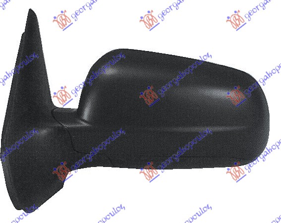 RETROVIZOR ELEKTRICNI SA GREJACEM (A KVALITET) (ASFERICNO STAKLO) - LEVO