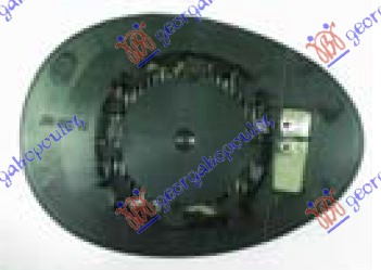 STAKLO RETROVIZORA SA GREJACEM (ASFERICNO) - DESNO