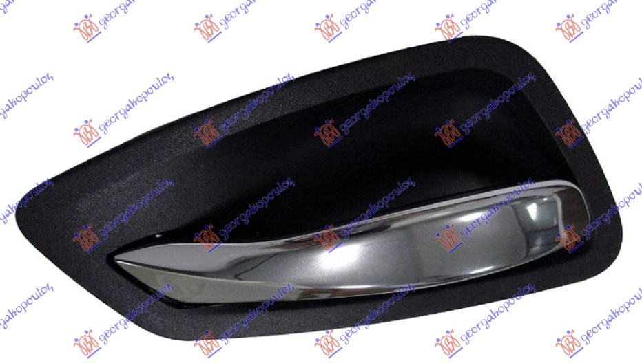 KVAKA PREDNJIH VRATA UNUTRASNJA HROM/CRNA - LEVO