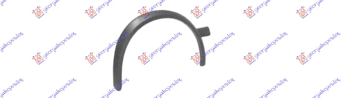 RUB PLASTICNI PREDNJI - LEVO