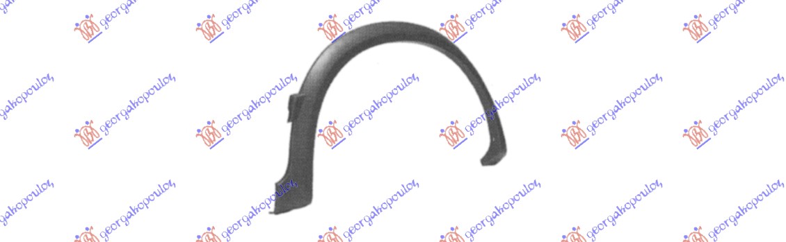 RUB PLASTICNI ZADNJI - LEVO