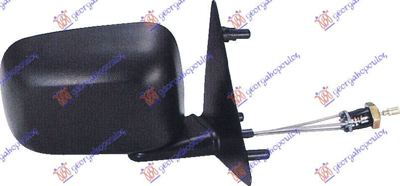 RETROVIZOR MEHANICKI SA SAJLOM (KONVEKSNO STAKLO) - DESNO