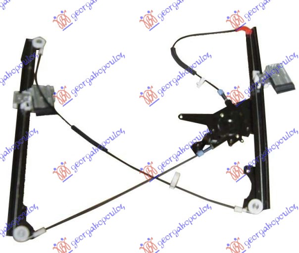 PODIZAC PREDNJEG PROZORA ELEKTRICNI (BEZ MOTORA) 3/5 VRATA - LEVO
