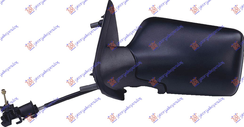 RETROVIZOR MEHANICKI SA SAJLOM (ASFERICNO STAKLO) - LEVO