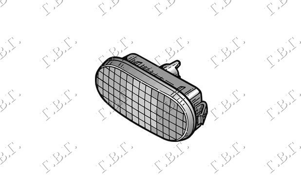 MIGAVAC U KRILU OVALNI ZATAMNJEN