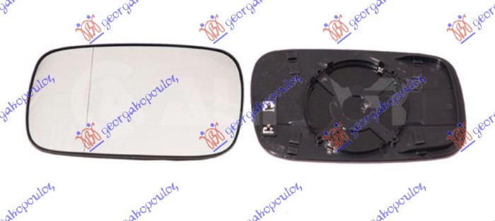 STAKLO RETROVIZORA SA GREJACEM (ASFERICNO) - LEVO