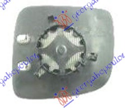 STAKLO RETROVIZORA SA GREJACEM (ASFERICNO) - LEVO