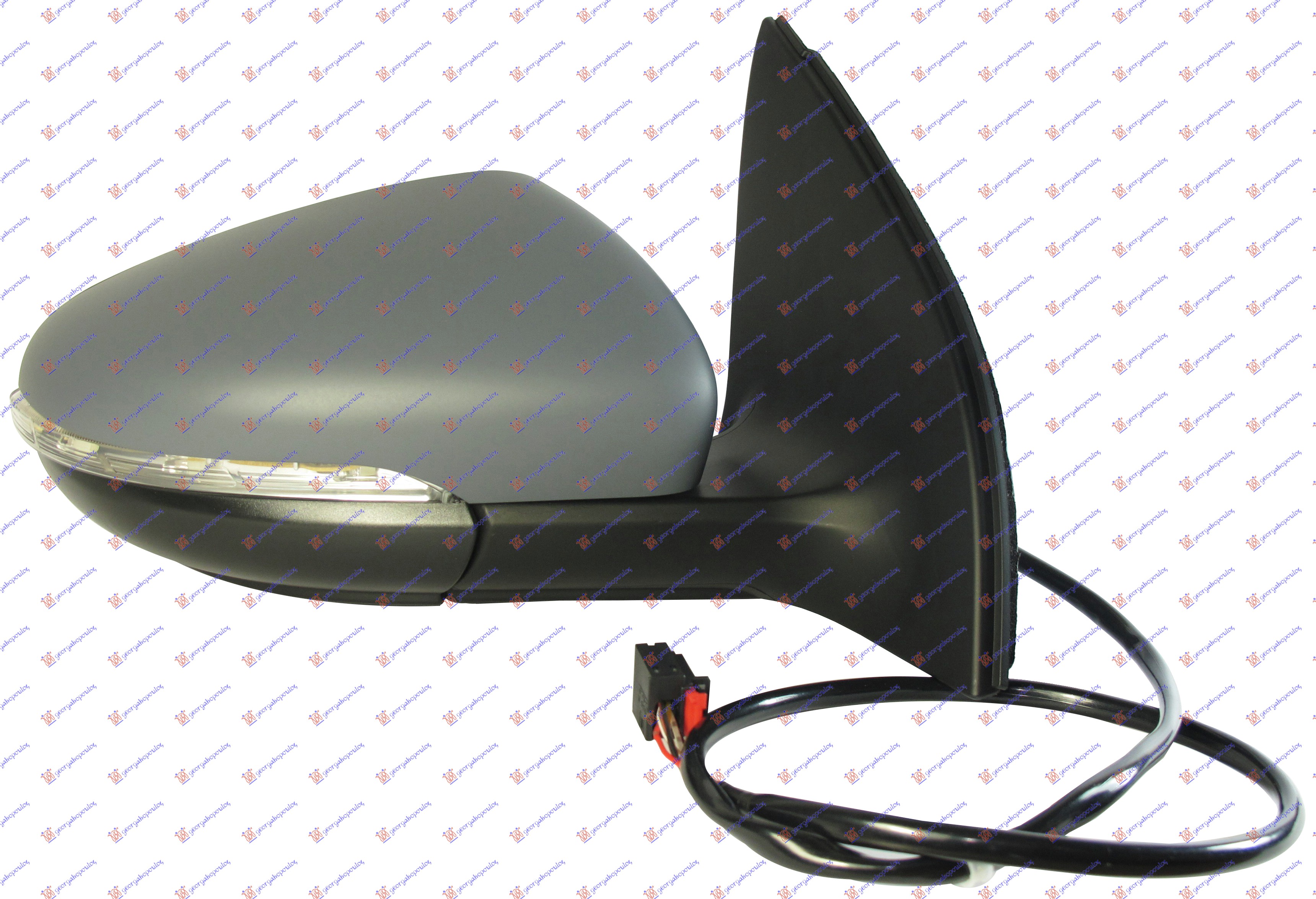 RETROVIZOR ELEKTRICNI SA GREJACEM PM (MIGAVAC) (A KVALITET) (KONVEKSNO STAKLO) - DESNO