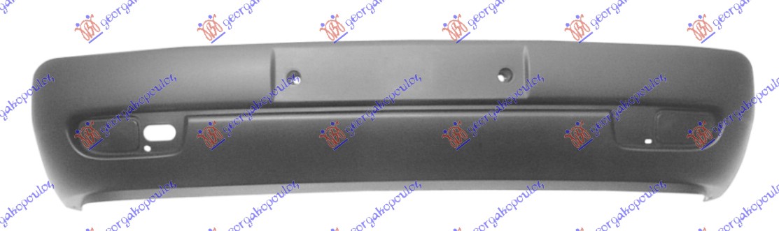 PREDNJI BRANIK CRNI(97-)-Transp T4(91-03