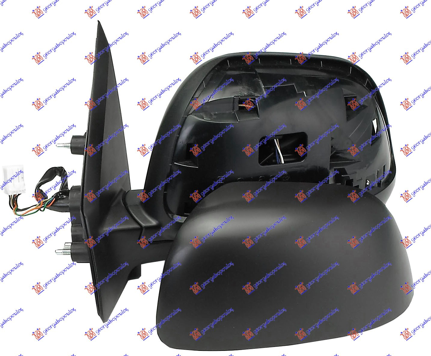 RETROVIZOR ELEKTRICNI SA GREJACEM PM (ELEKTRO-SKLOPIV) (A KVALITET) (KONVEKSNO S - LEVO