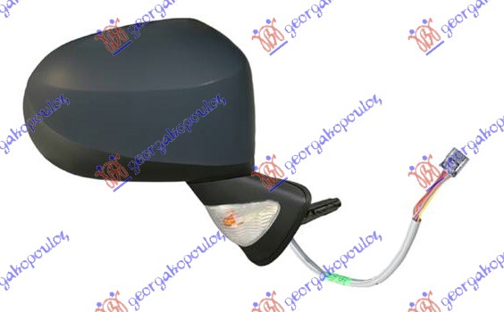 RETROVIZOR ELEKTRICNI SA GREJACEM PM (MIGAVAC) (SENZOR) (KONVEKSNO STAKLO) - DESNO