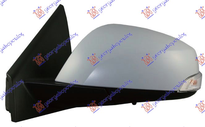 RETROVIZOR ELEKTRICNI SA GREJACEM PM (ELEKTRO-SKLOPIV) (MIGAVAC) (SENZOR) (ASFER - LEVO