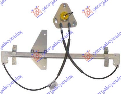 PODIZAC ZADNJEG PROZORA ELEKTRICNI (BEZ MOTORA) - LEVO