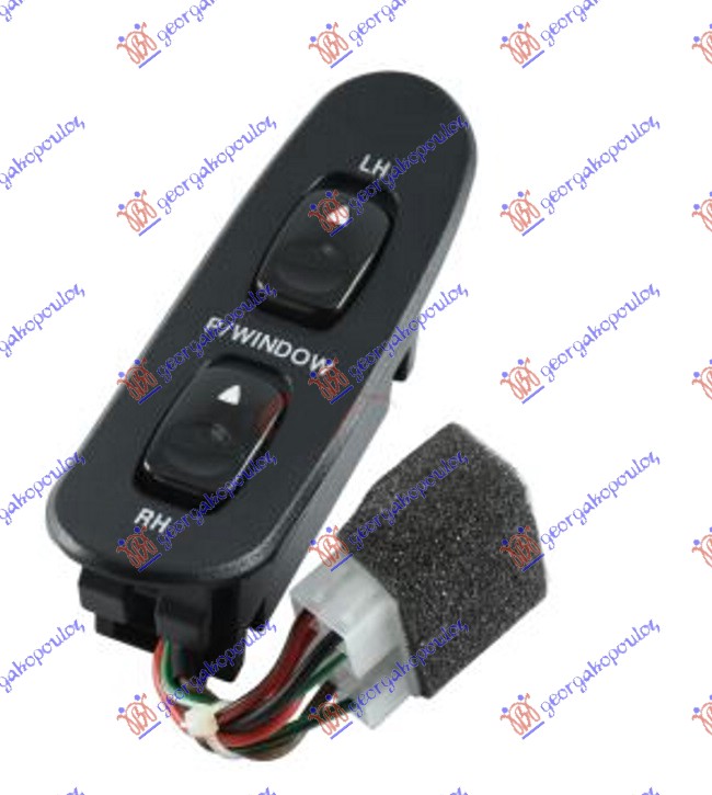 PREKIDAC U PREDNJIM VRATIMA (2 TASTERA) 96- (7 PIN) - LEVO