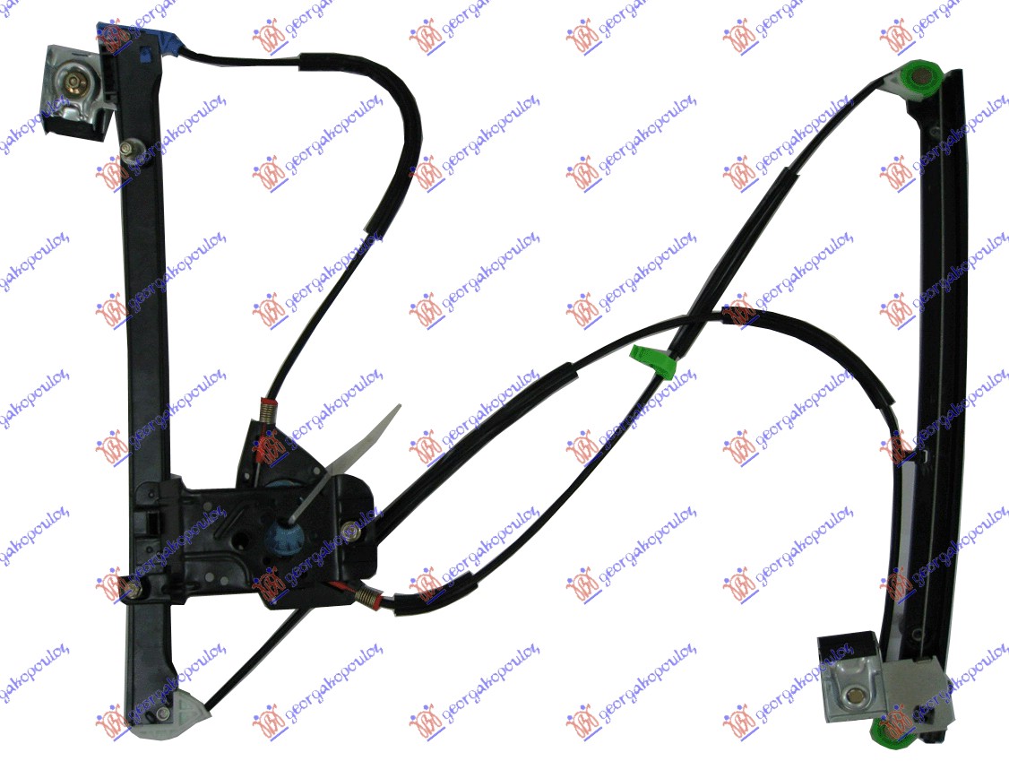 PODIZAC PREDNJEG PROZORA ELEKTRICNI (BEZ MOTORA) 3 VRATA - LEVO