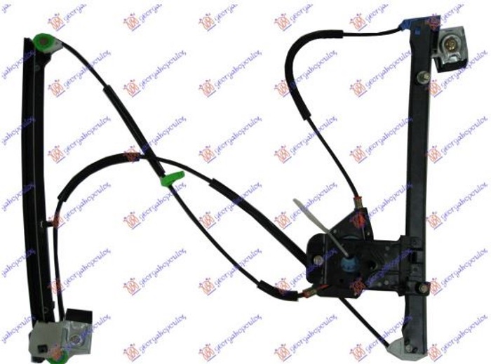 PODIZAC PREDNJEG PROZORA ELEKTRICNI (BEZ MOTORA) 3 VRATA (A KVALITET) - DESNO