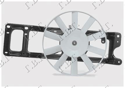 VENTILATOR KOMPLET (BENZIN/DIZEL) (-AC) (30cm)