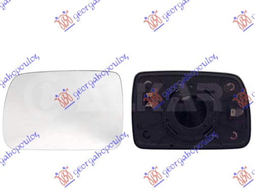 STAKLO RETROVIZORA SA GREJACEM - LEVO