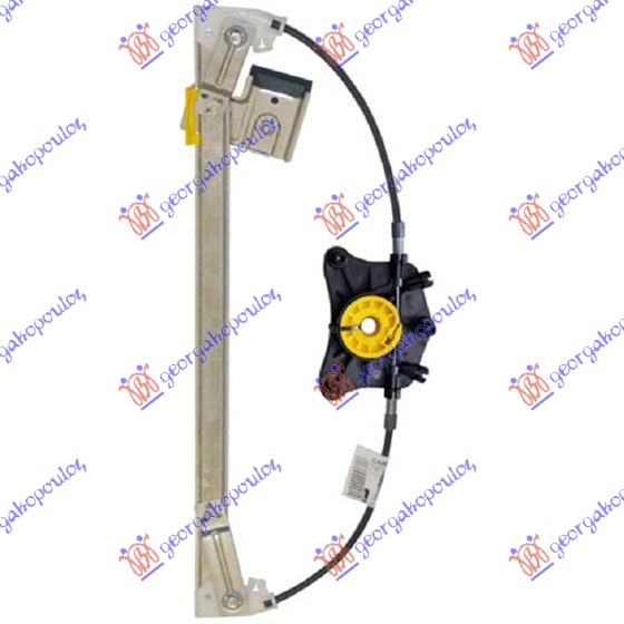 PODIZAC ZADNJEG PROZORA ELEKTRICNI (BEZ MOTORA) - LEVO
