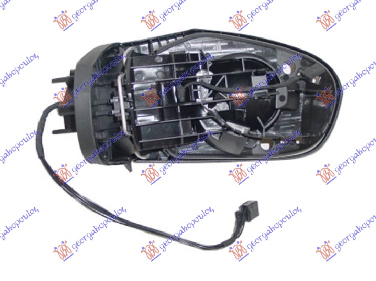 RETROVIZOR (BEZ POKLOPCA) ELEKTRICNI SA GREJACEM -08 (A KVALITET) (ASFERICNO STA - LEVO