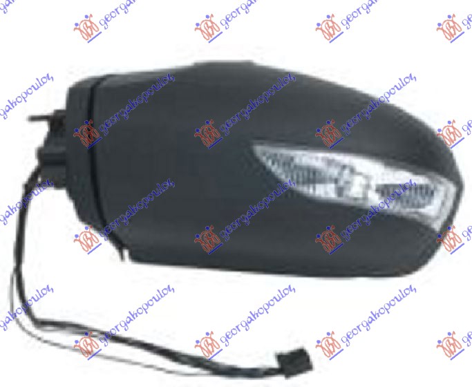 RETROVIZOR (SA POKLOPCEM) ELEKTRICNI SA GREJACEM (MIGAVAC) -08 (A KVALITET) (ASF - LEVO