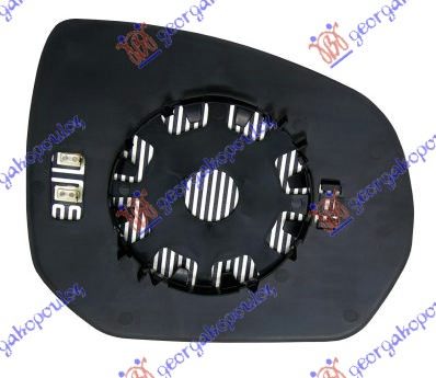 STAKLO RETROVIZORA SA GREJACEM (KONVEKSNO) - LEVO