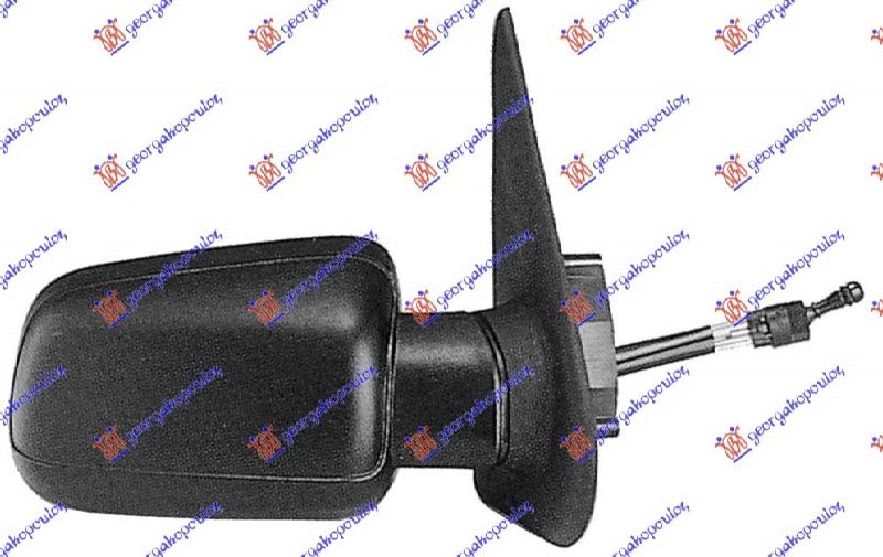 RETROVIZOR MEHANICKI SA SAJLOM (KONVEKSNO STAKLO) - DESNO