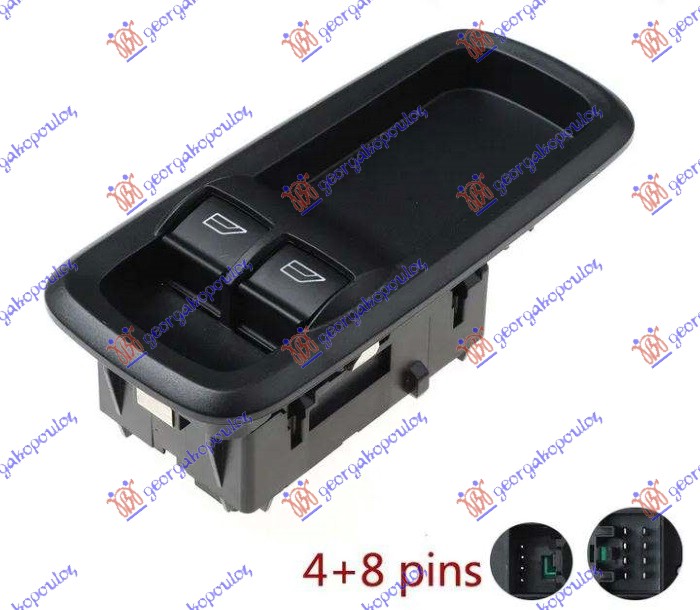 PREKIDAC U PREDNJIM VRATIMA (2 TASTERA) -96 (7 PIN) - LEVO